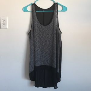 Forever 21 Heather Grey High Low Tank